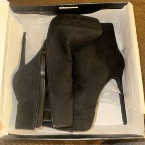 Black Heeled Booties